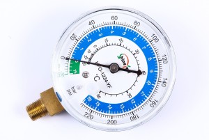 Manometr pojedynczy niskiego ciśnienia na czynnik R1234yf 70mm Opteon