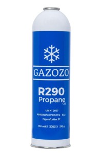 Czynnik chłodniczy R290 GAZOZO  opakowanie jednorazowe 750 ml/370 g  propan