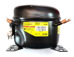 Sprężarka do lodówki HLY75AA / HMK75AA 97W (-25stC) R600a izobutan  