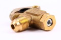 Zawór serwisowy ewakuacyjny 3/8" REFCO LT-6G z trzpieniem przebijającym