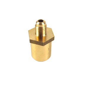 Nypel do wlutowania do wymiennika ciepła - rurka 7/8" x gwint 1/2"SAE