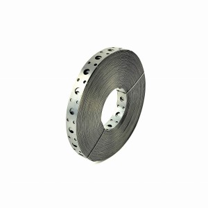 Taśma montażowa perforowana 0,6x17mm krążek 25m