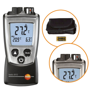 Pirometr testo 810, termometr laserowy