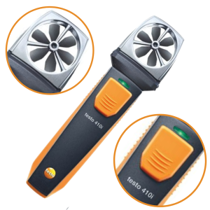 Testo 410i - Anemometr wiatraczkowy współpracujący ze smartfonem SmartSonda