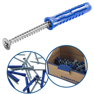 Kołek uniwersalny z wkrętem 6x30mm Rawlplug 50 szt.
