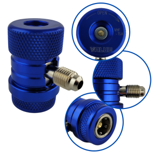 Szybkozłącze niskiego ciśnienia VALUE VHF-SA-NC 1/4" SAE do autoklimatyzacji,gwint zewnętrzny  1/4"SAE