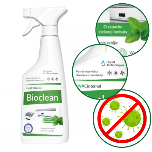 Płyn do dezynfekcji klimatyzacji Bioclean 500ml