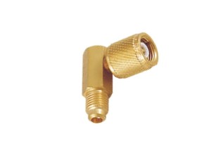 Adapter mosiężny  kątowy VALUE  V04 1/4" x 1/4"