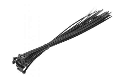 Opaska zaciskowa 4,8x370 25szt czarne HT2C713 Hogert