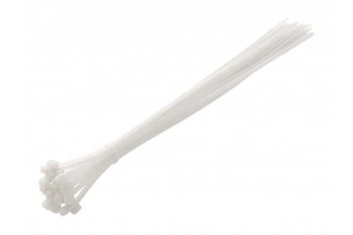 Opaska zaciskowa 4,8x370 25szt białe HT2C730 Hogert