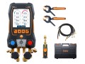 Elektroniczna oprawa zaworowa Testo 558s Zestaw Smart Vacuum z wężami do napełniania DOTYKOWY EKRAN