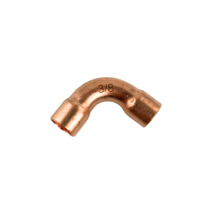 Łuk 3/8" 90 ST do lutowania,  dwukielichowy calowy