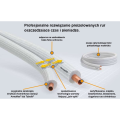 Rura miedziana podwójna 1/4"-5/8" w otulinie /25m/ ARMACELL Tubolit do chłodnictwa i klimatyzacji DUOSPLIT