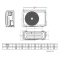 Klimatyzator ścienny SINCLAIR BIAŁY SKY - 2,7 kW Split (komplet)