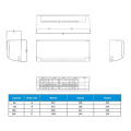 Klimatyzator ścienny SINCLAIR CZARNY SKY - 3,2 kW Split (komplet)