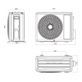 Klimatyzator ścienny SINCLAIR KEYON - 2,7 kW Split (komplet)