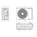 Klimatyzator ścienny SINCLAIR SREBRNY TERREL - 5,3 kW Split (komplet)