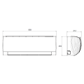 Klimatyzator ścienny SINCLAIR SZAMPAŃSKI TERREL - 2,7 kW Split (komplet)