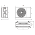 Klimatyzator ścienny SINCLAIR SREBRNY MARVIN - 5,3 kW Split (komplet)
