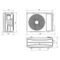 Klimatyzator ścienny SINCLAIR SZAMPAŃSKI MARVIN - 7,1 kW Split (komplet)