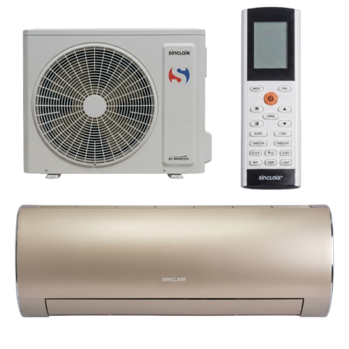 Klimatyzator ścienny SINCLAIR SZAMPAŃSKI TERREL - 2,7 kW Split (komplet)