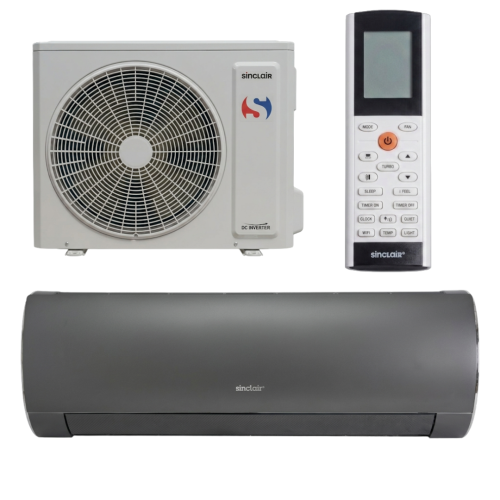 Klimatyzator ścienny SINCLAIR CZARNY TERREL - 2,7 kW Split (komplet)