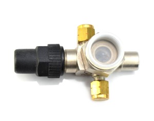 Zawór kątowy rotalock 1" x 3/8", zawór serwisowy 