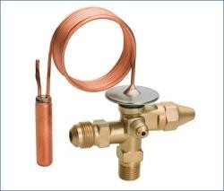 Termostatyczny zawór rozprężny TMVX-00101 R407/R22 +15/-45C z wyrównaniem, Honeywell