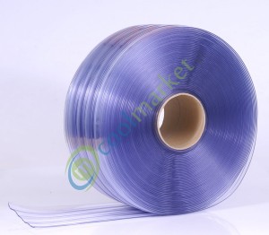 Folia żebrowana PCV (300mmx50) kurtyna paskowa 