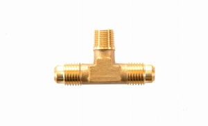 Trójnik 1/4"SAE x 1/4"SAE x 1/4" NPT na środku T1-4B