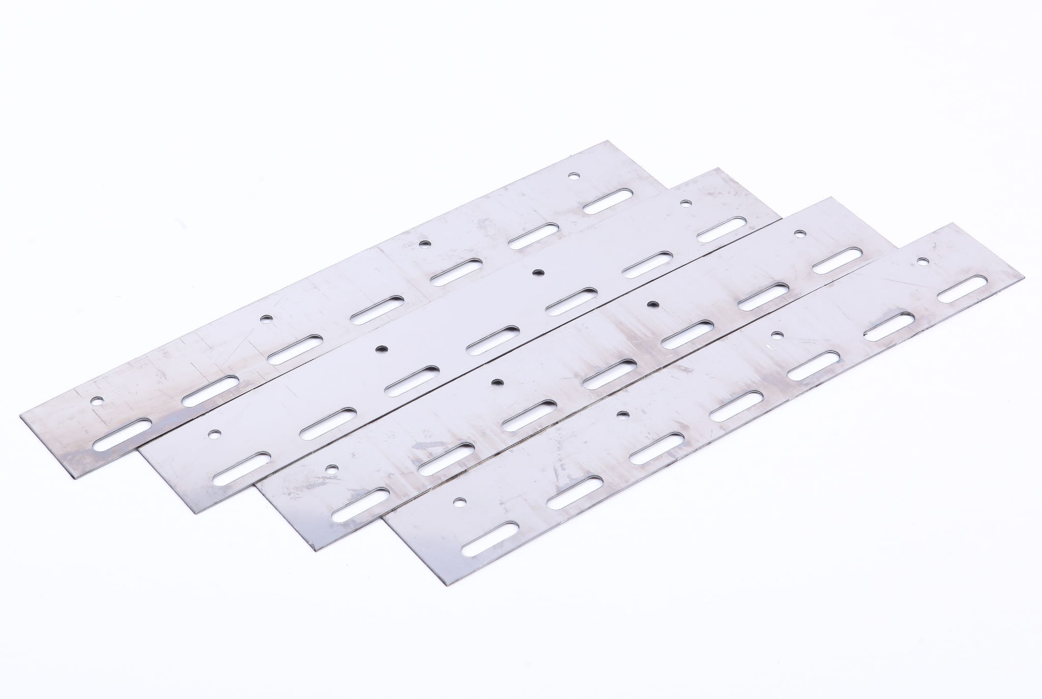 Płytka mocująca kurtyny paskowej PCV INOX (300mm)