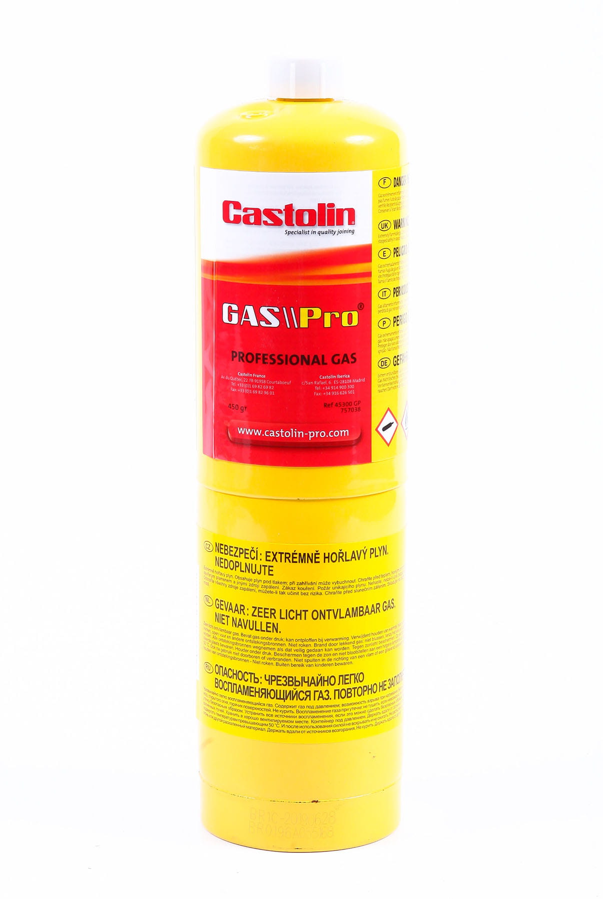 Zasobnik gazowy gaz Mapp GAS Pro Castolin 400g  do CT27 zestawów Flex Pro
