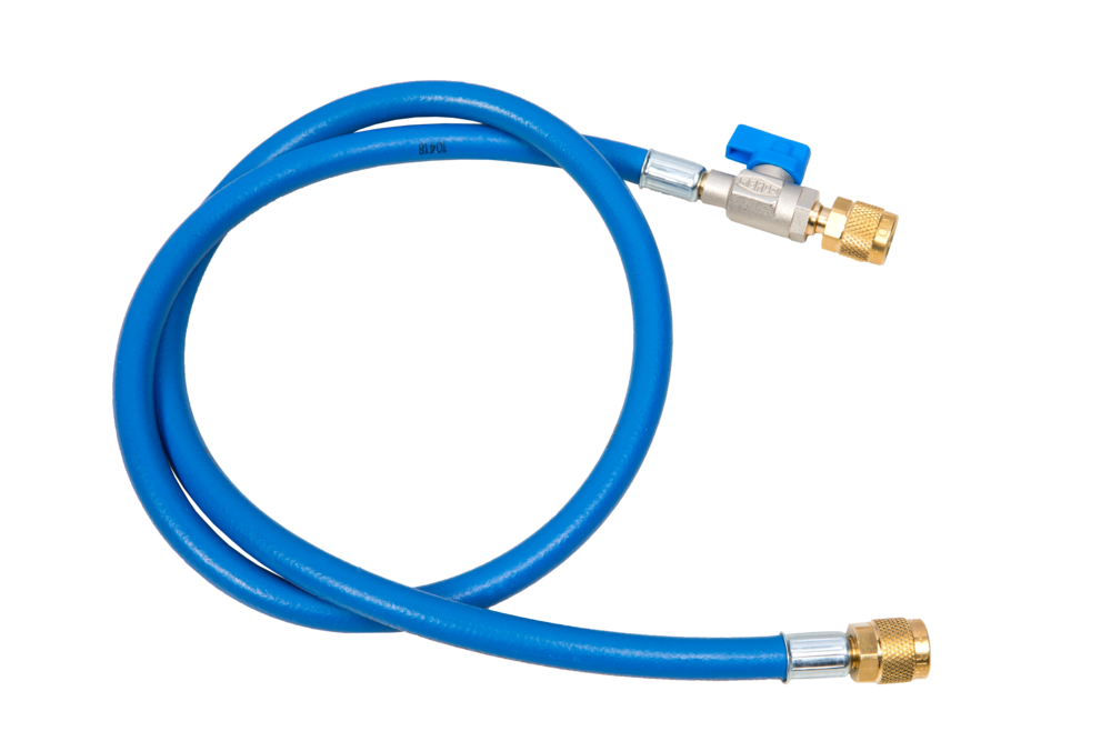 Wąż serwisowy REFCO 150cm z zaw. R410/R32 CA-CL-60-B-1/2" niebieski 