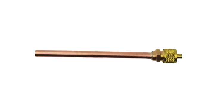 Zawór, zaworek serwisowy shradera port AVX z rurką 100mm