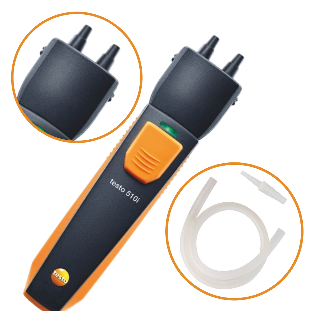Testo 510i - Manometr różnicowy współpracujący ze smartfonem SmartSonda 