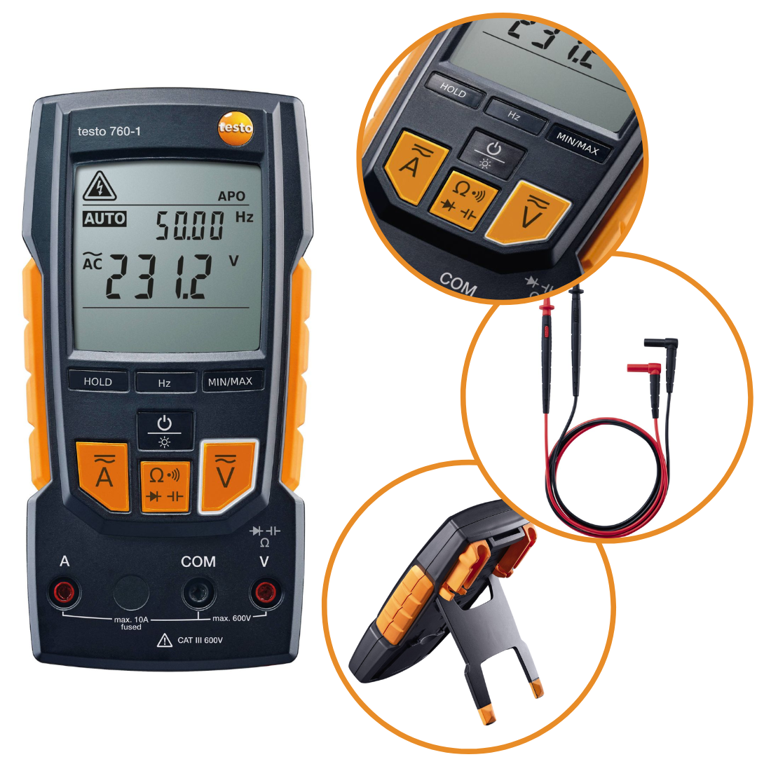 Multimetr cyfrowy testo  760-1 , miernik elektryczny