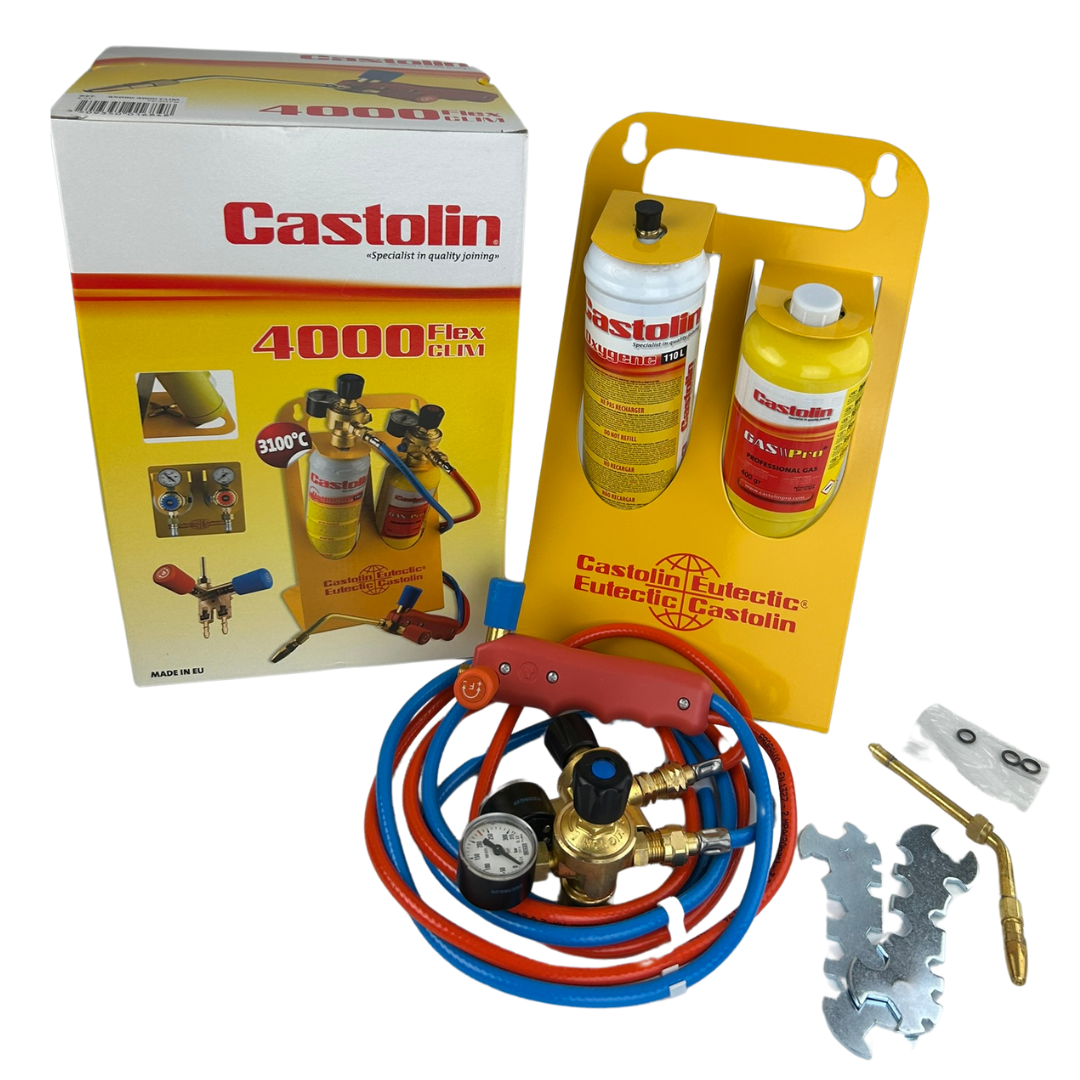 Zestaw do lutowania, Palnik z tlenem CASTOLIN 4000 Flex Clim